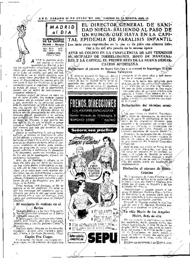 ABC MADRID 25-07-1953 página 13