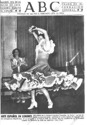 ABC MADRID 29-07-1953 página 1