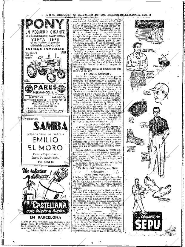 ABC MADRID 29-07-1953 página 10