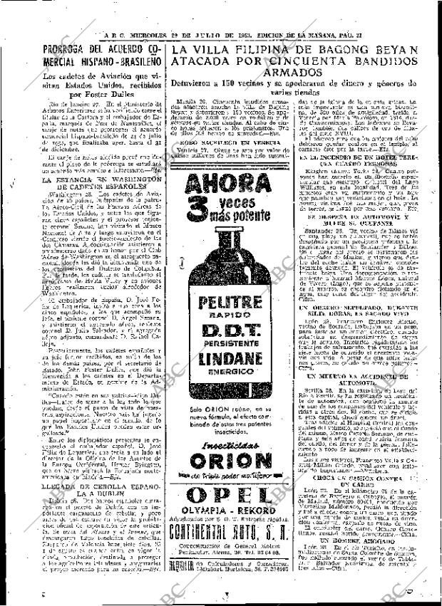 ABC MADRID 29-07-1953 página 21