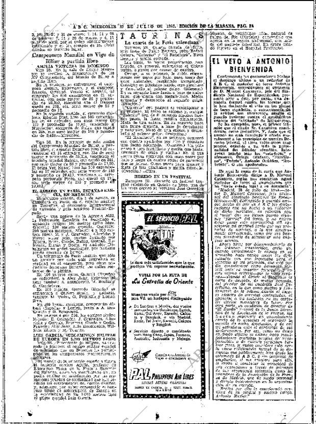 ABC MADRID 29-07-1953 página 24