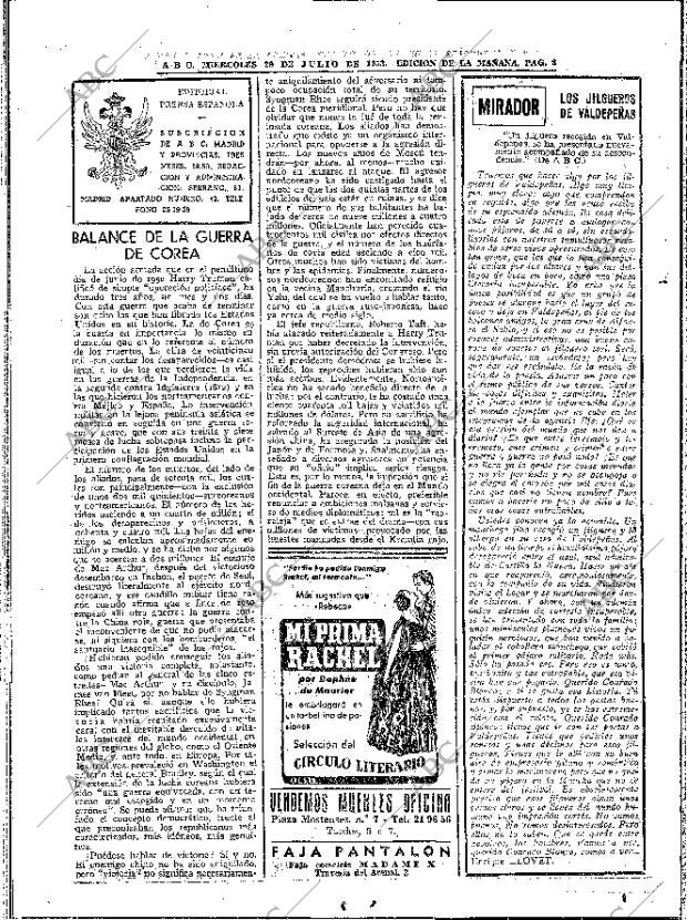 ABC MADRID 29-07-1953 página 8