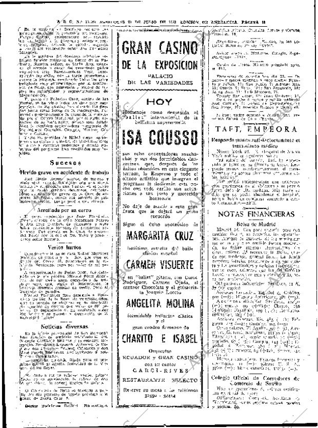 ABC SEVILLA 29-07-1953 página 16