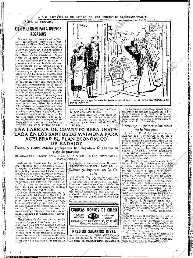ABC MADRID 30-07-1953 página 20