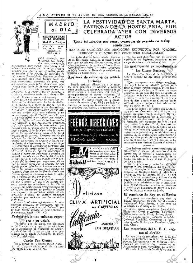 ABC MADRID 30-07-1953 página 21