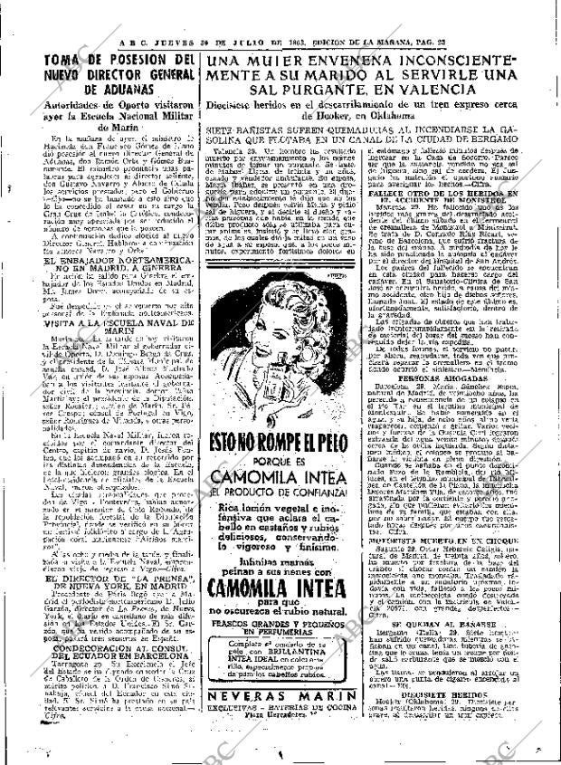 ABC MADRID 30-07-1953 página 23