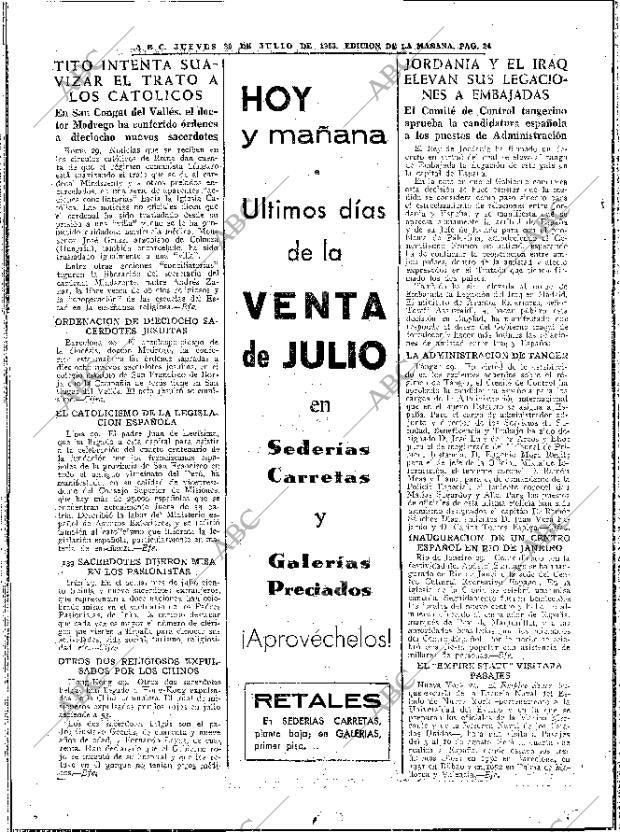 ABC MADRID 30-07-1953 página 24