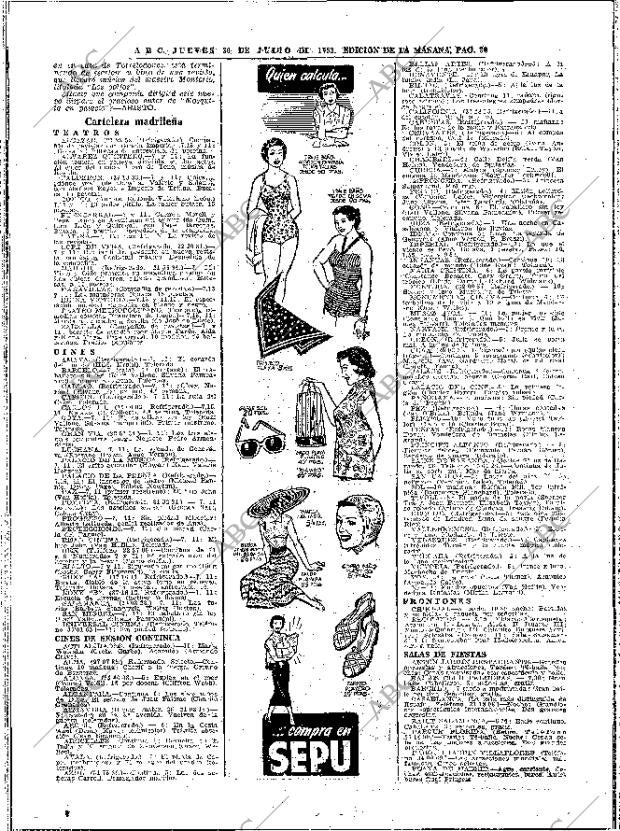 ABC MADRID 30-07-1953 página 30