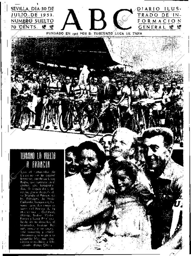 ABC SEVILLA 30-07-1953 página 1