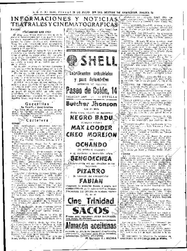 ABC SEVILLA 30-07-1953 página 20