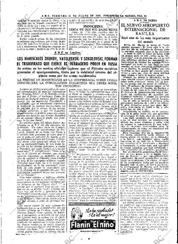 ABC MADRID 31-07-1953 página 11