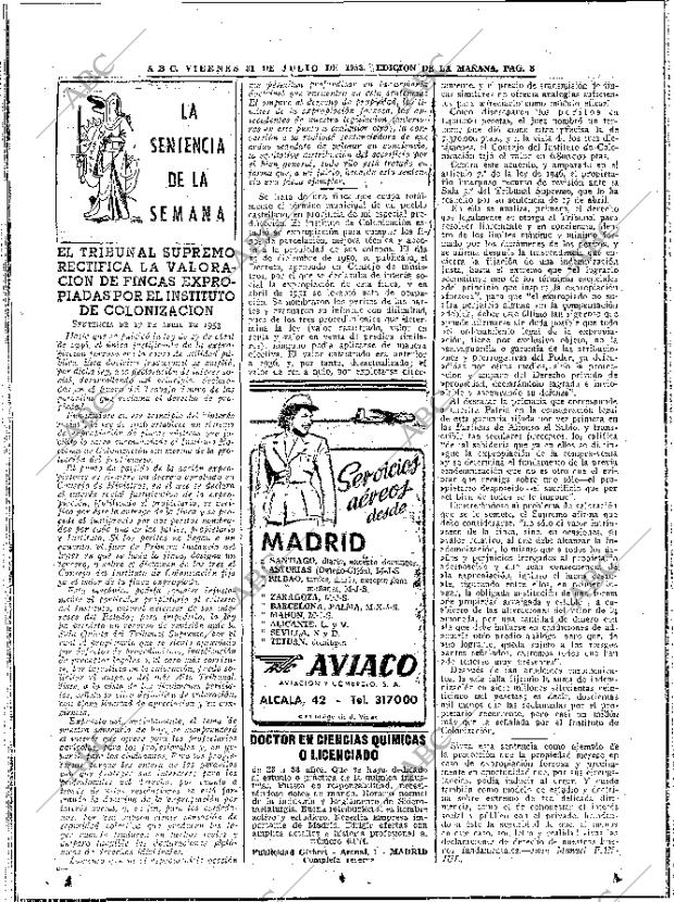 ABC MADRID 31-07-1953 página 8