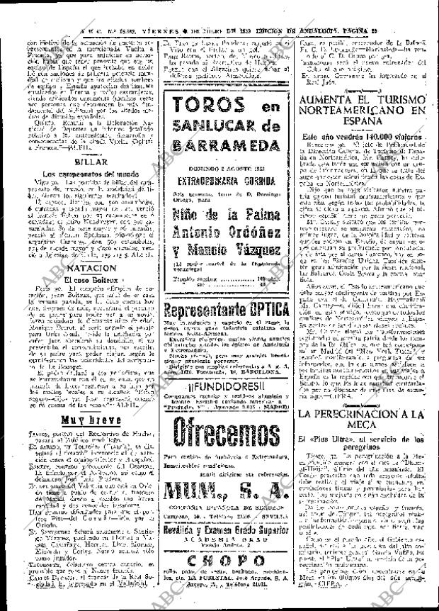 ABC SEVILLA 31-07-1953 página 20