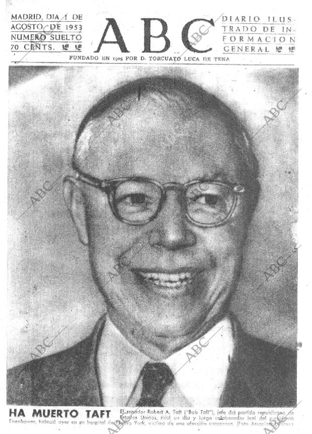 ABC MADRID 01-08-1953 página 1