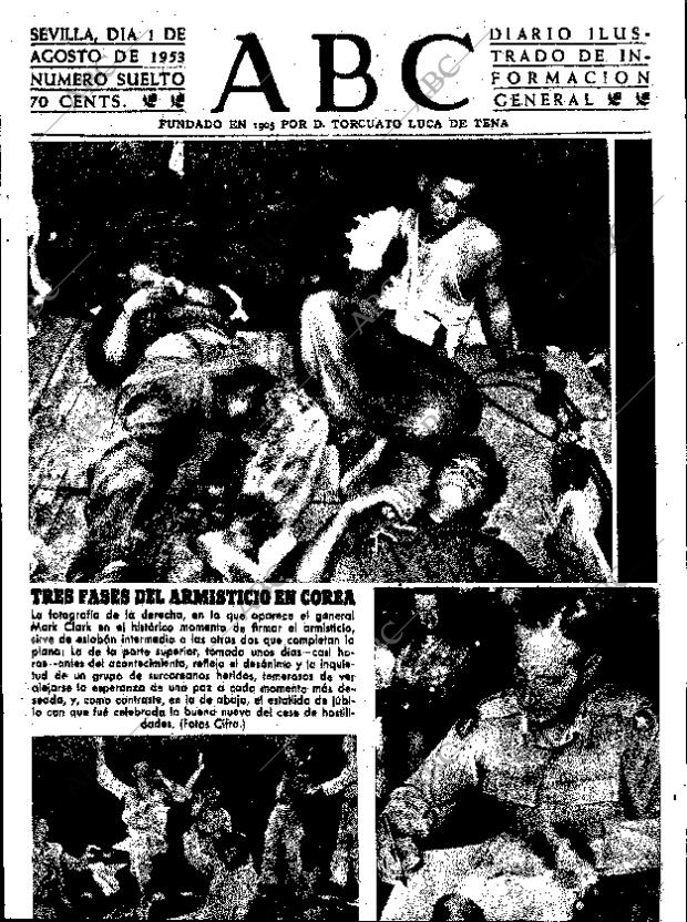 ABC SEVILLA 01-08-1953 página 1