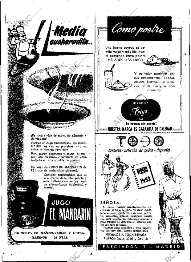 ABC MADRID 02-08-1953 página 16