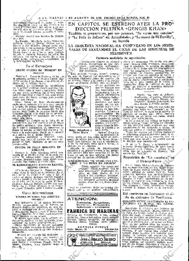 ABC MADRID 04-08-1953 página 27