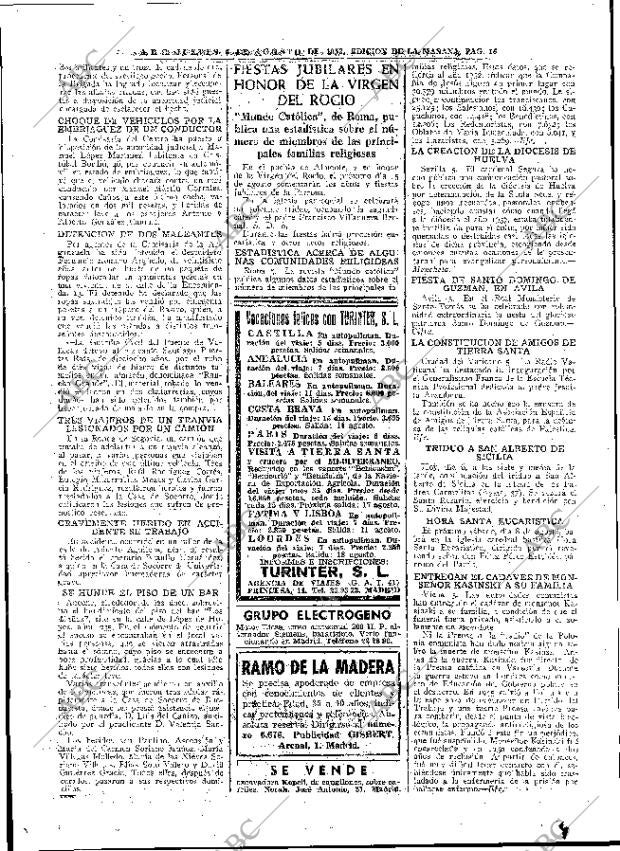 ABC MADRID 06-08-1953 página 16