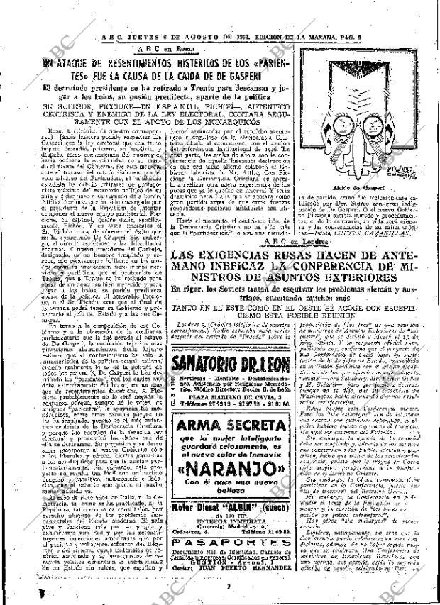 ABC MADRID 06-08-1953 página 9