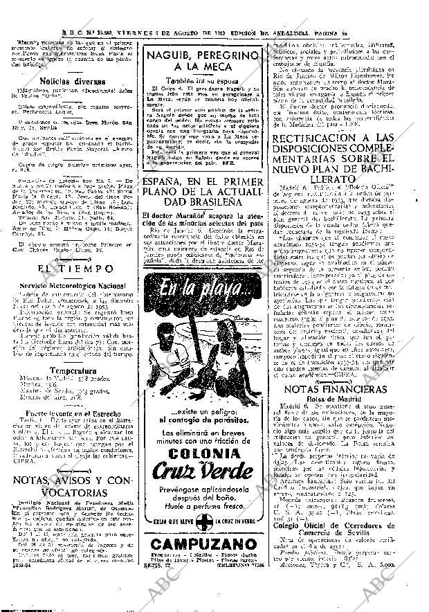 ABC SEVILLA 07-08-1953 página 16