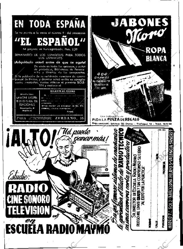 ABC MADRID 09-08-1953 página 18