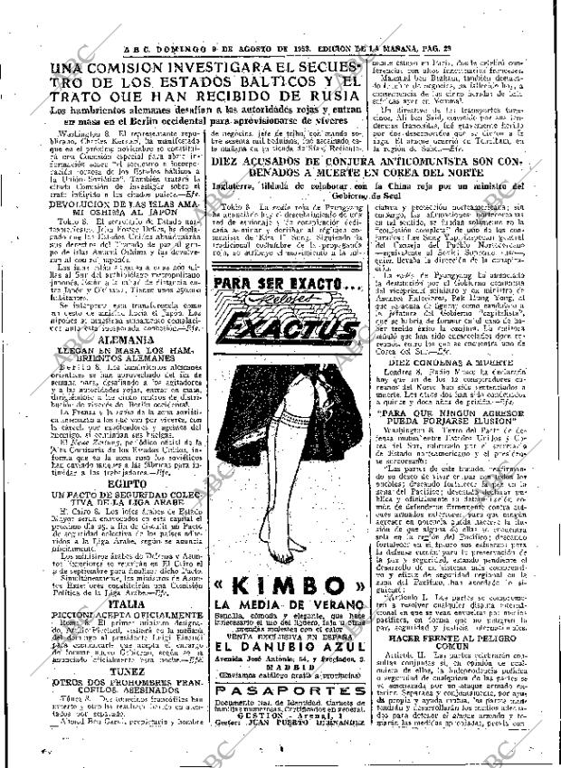ABC MADRID 09-08-1953 página 29