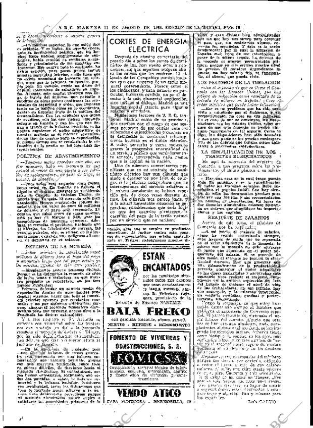 ABC MADRID 11-08-1953 página 16
