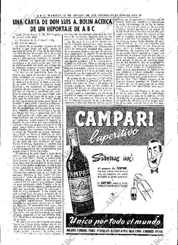 ABC MADRID 11-08-1953 página 19