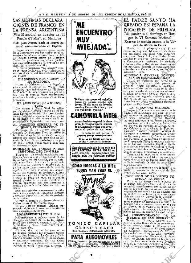 ABC MADRID 11-08-1953 página 26