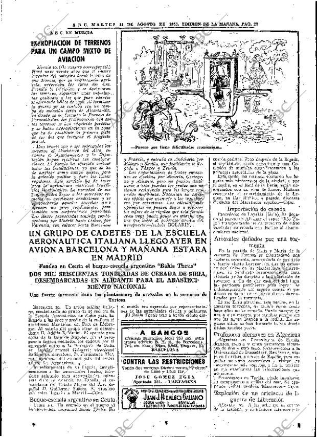 ABC MADRID 11-08-1953 página 27