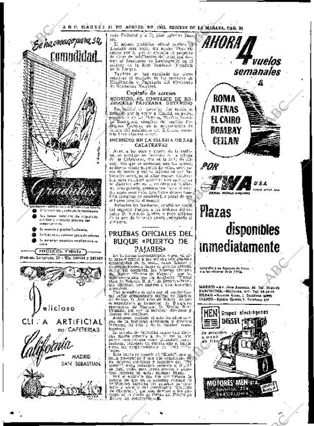 ABC MADRID 11-08-1953 página 30