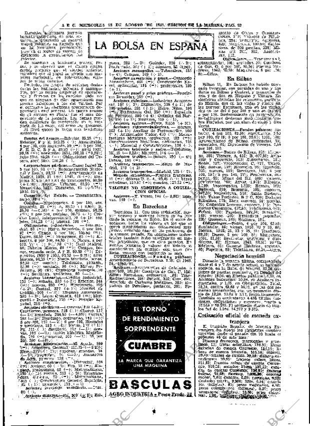 ABC MADRID 12-08-1953 página 22