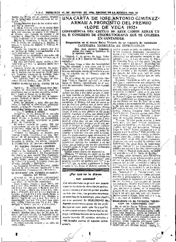 ABC MADRID 12-08-1953 página 25