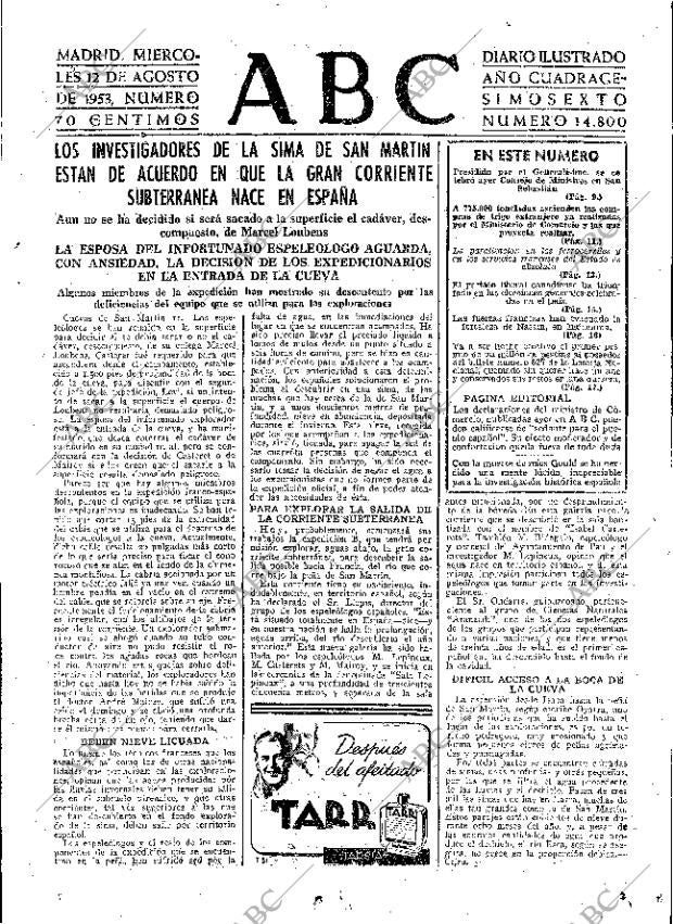 ABC MADRID 12-08-1953 página 7