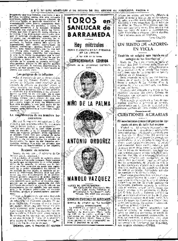 ABC SEVILLA 12-08-1953 página 8