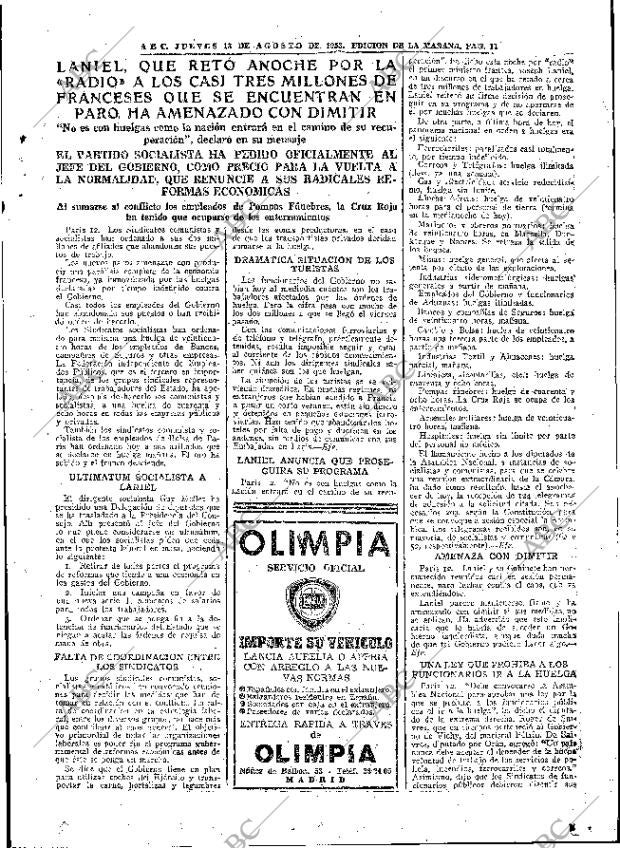 ABC MADRID 13-08-1953 página 11