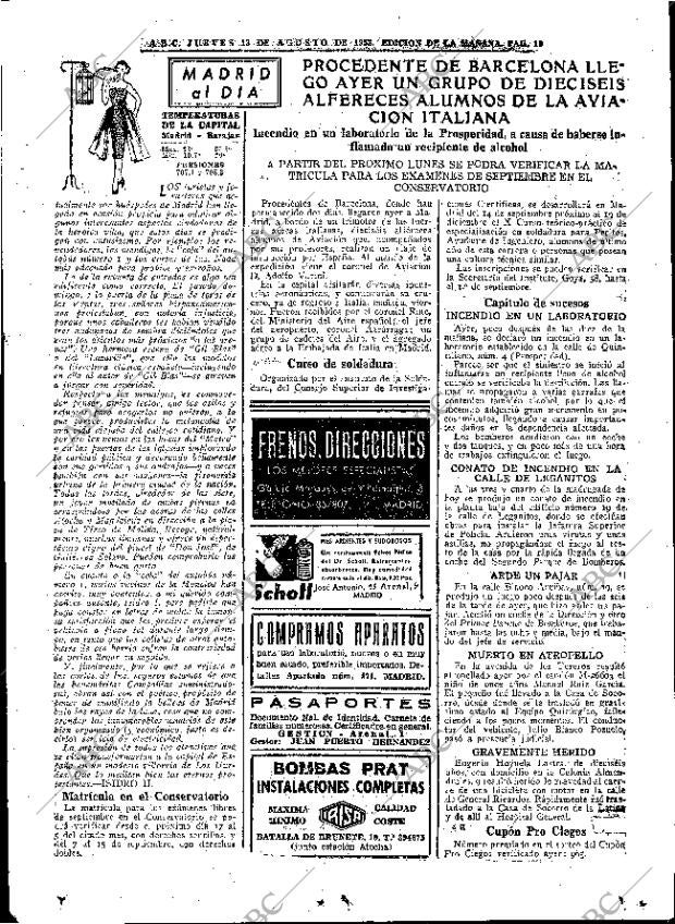 ABC MADRID 13-08-1953 página 19