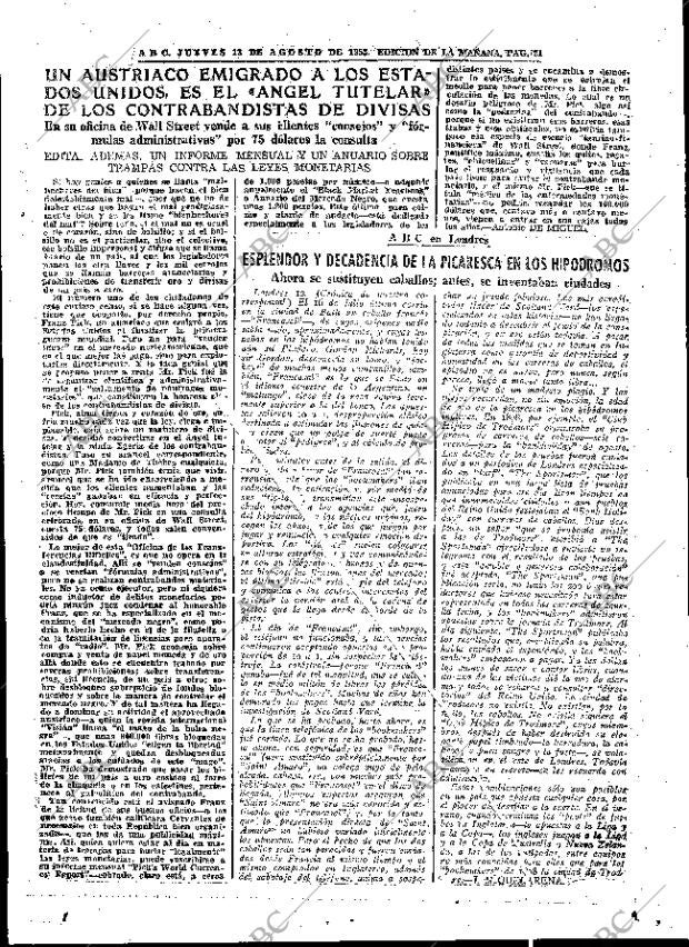 ABC MADRID 13-08-1953 página 21