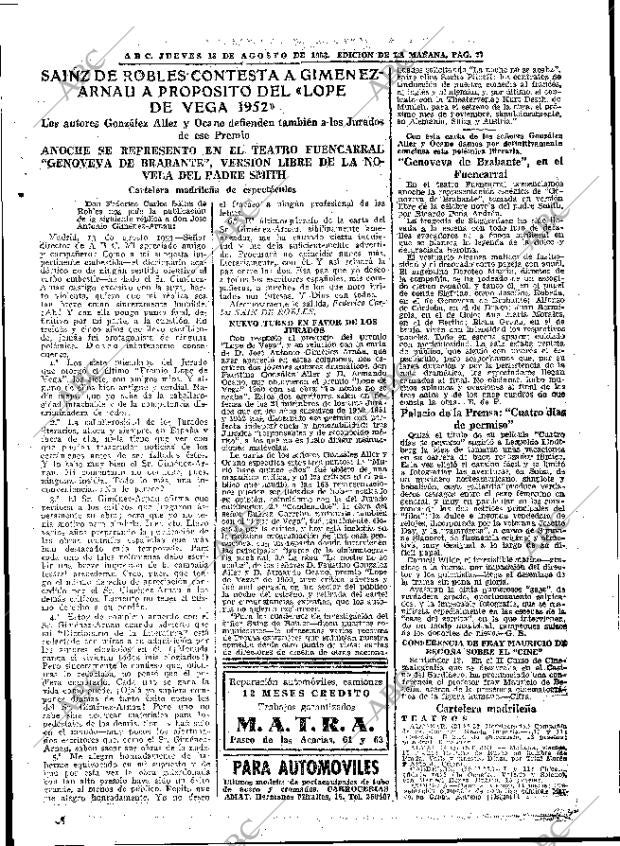 ABC MADRID 13-08-1953 página 27