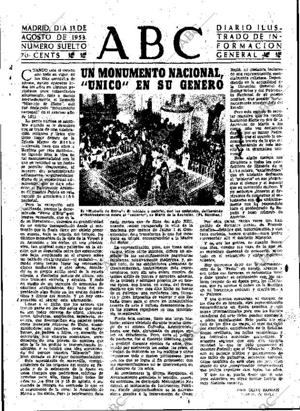 ABC MADRID 13-08-1953 página 3
