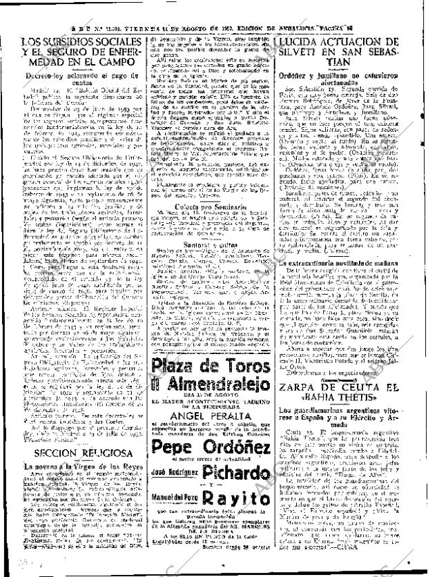 ABC SEVILLA 14-08-1953 página 14