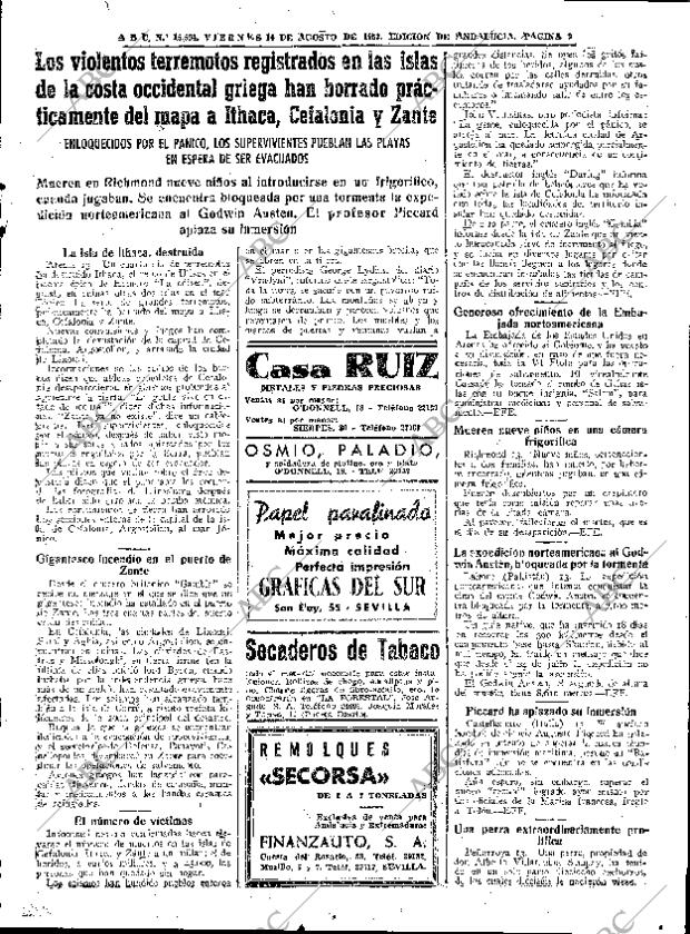 ABC SEVILLA 14-08-1953 página 9