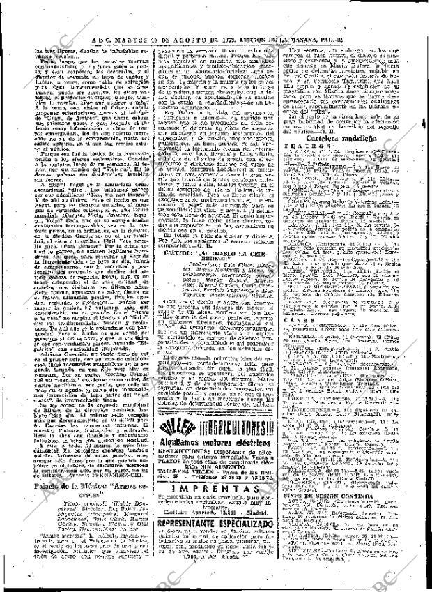 ABC MADRID 18-08-1953 página 22