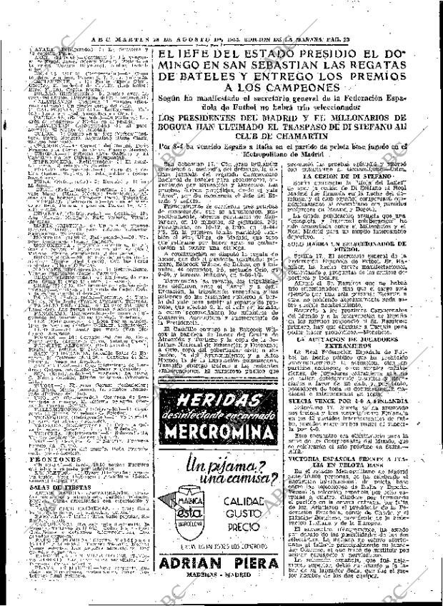 ABC MADRID 18-08-1953 página 23