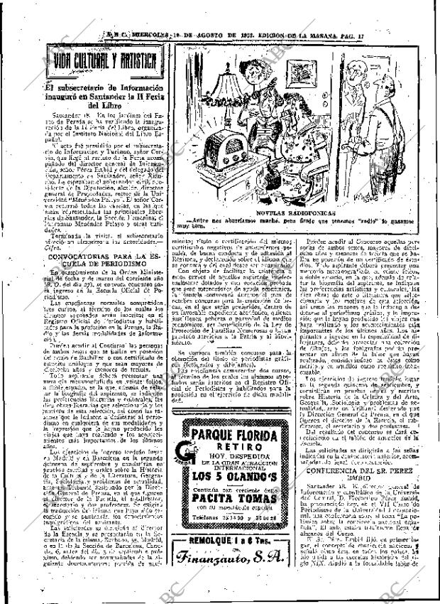 ABC MADRID 19-08-1953 página 17