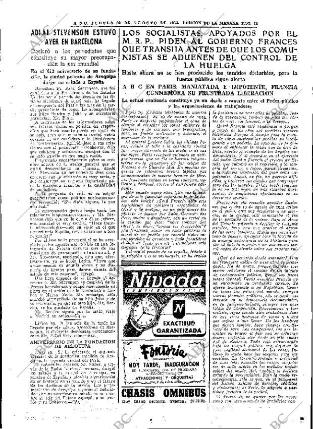 ABC MADRID 20-08-1953 página 11