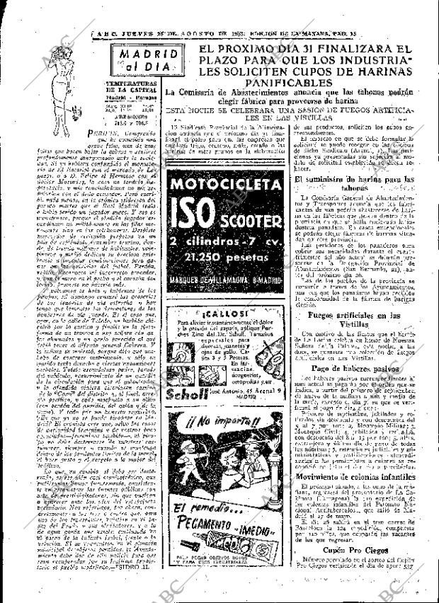 ABC MADRID 20-08-1953 página 15