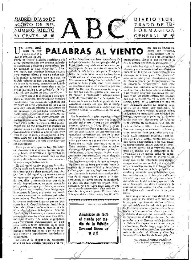 ABC MADRID 20-08-1953 página 3