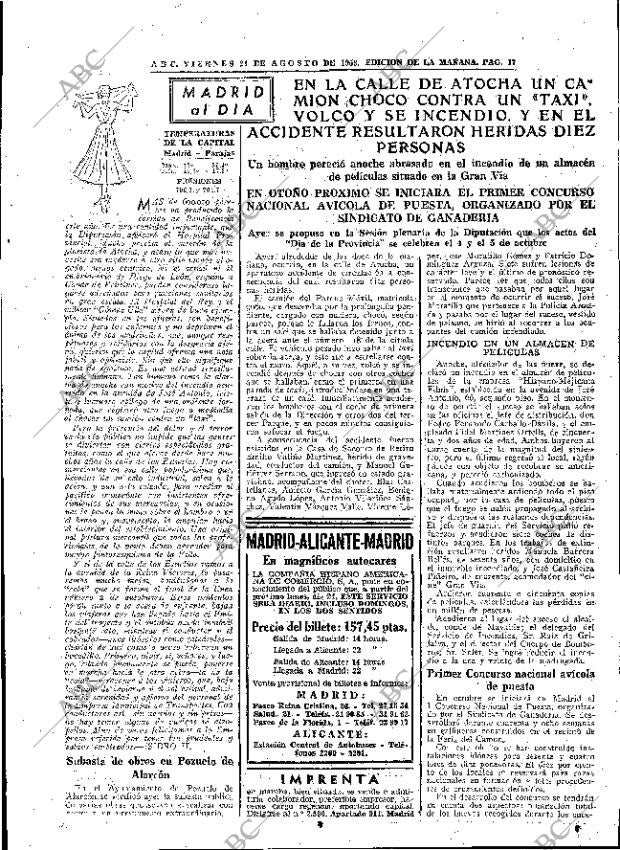 ABC MADRID 21-08-1953 página 17