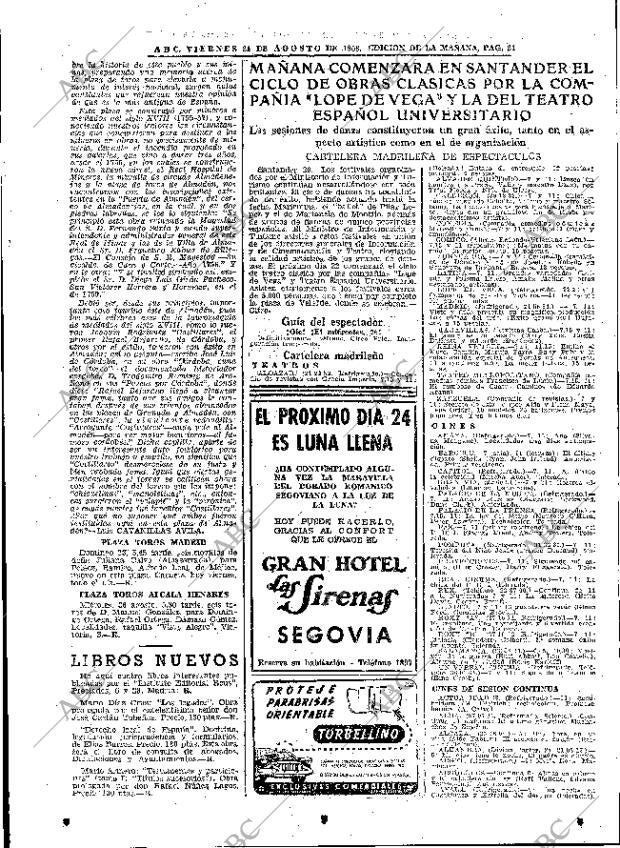 ABC MADRID 21-08-1953 página 21